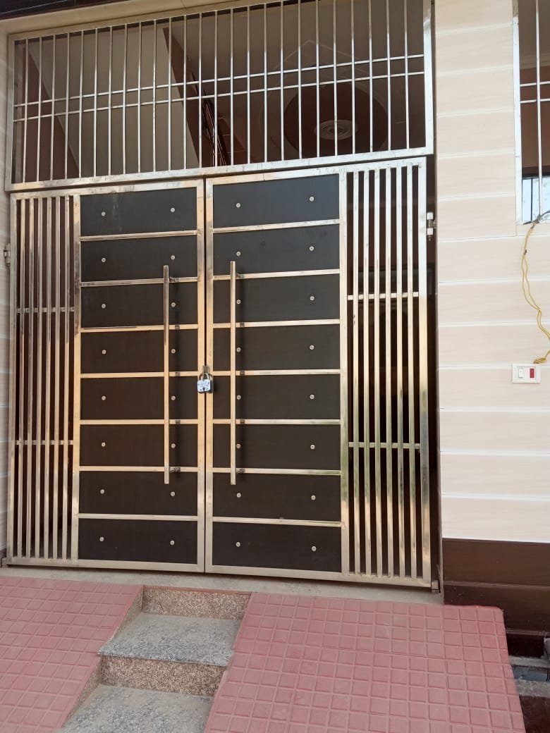 SS Main Door with Dark Panels